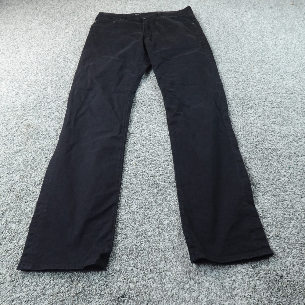 AG Adriano Goldschmied Jeans Mens 32X32 Dark Black Denim Pants Graduate Tailored